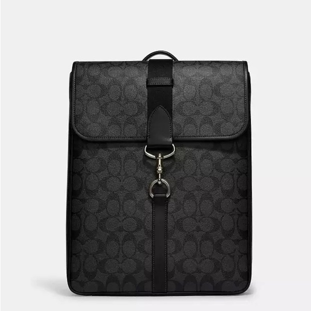 Coach Blaine Backpack in Signature Canvas - Picture 1 of 6